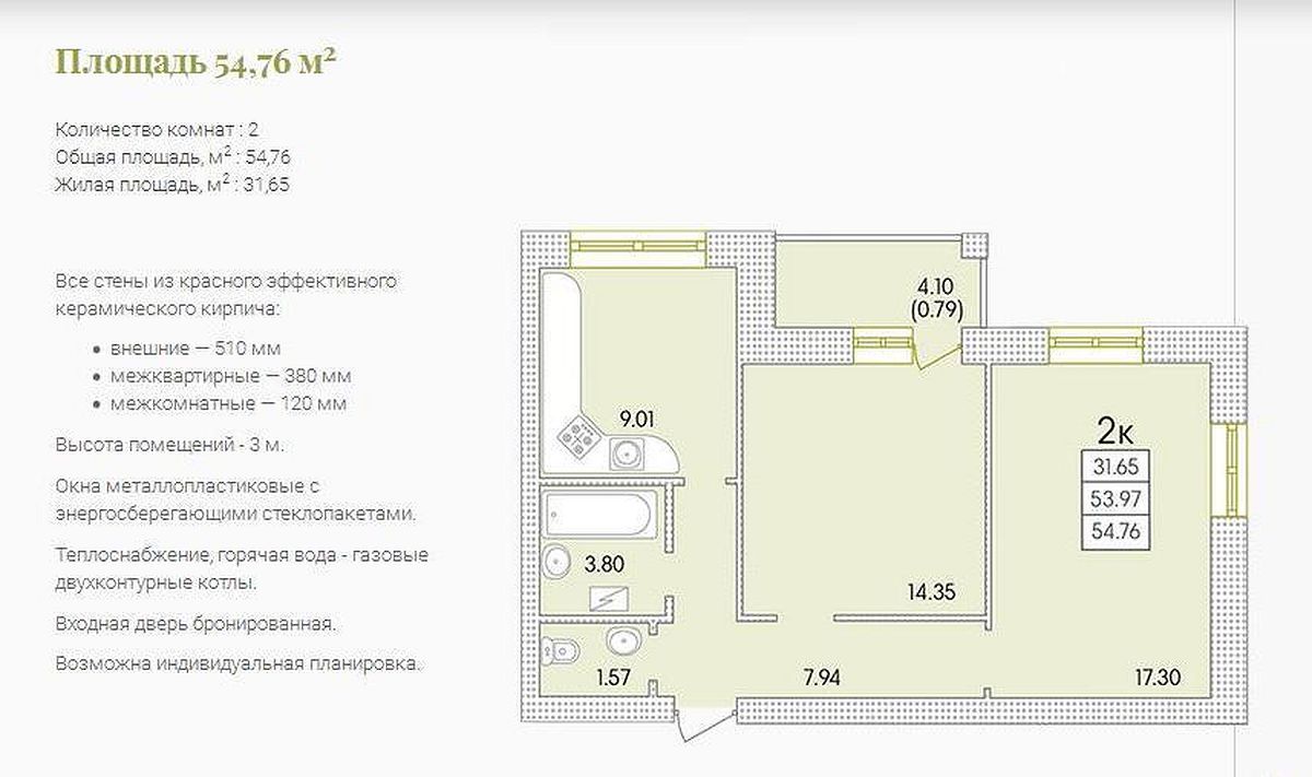 2-х комнатные квартиры